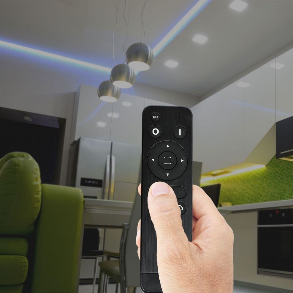 V-TAC Kontroler do Taśm LED Ściemnianych Port RJ45 z Pilotem (Maks. 300W)